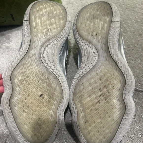 Adidas Dane 7 silver metallic basketball shoes - Picture 8 of 12